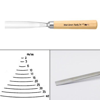 3 STRAIGHT GOUGE 3MM