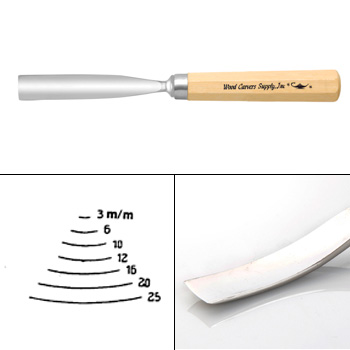 13 BENT GOUGE 25MM