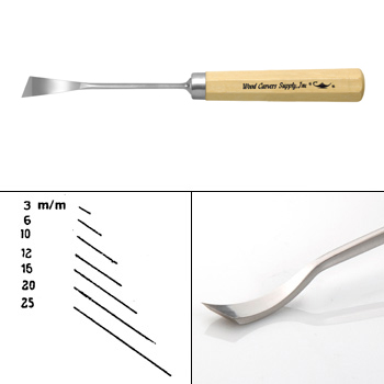 23 SPOONBIT CHISEL LEFT 25MM