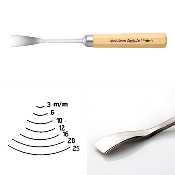 36 BACKBENT GOUGE 25MM