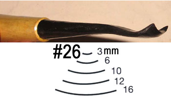 #26-16mm SPOON-BIT GOUGE
