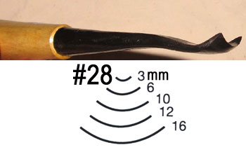 #28-16mm SPOON-BIT GOUGE