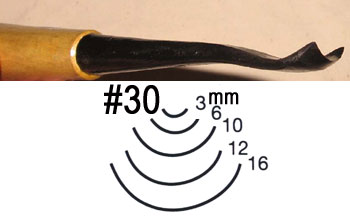 #30-6mm SPOON-BIT GOUGE