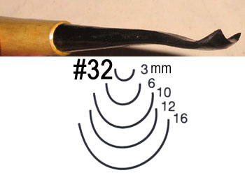 #32-6mm SPOON-BIT GOUGE