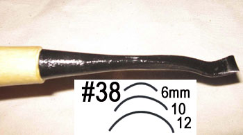 #38-12mm BACK-BENT GOUGE