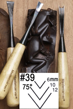 #39-12mm MASTERCARVER 75 DEGREE V-TOOL