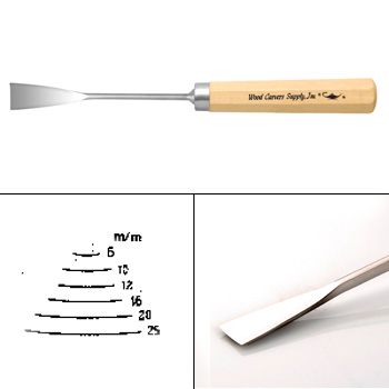 F3 FISHTAIL GOUGE 6MM