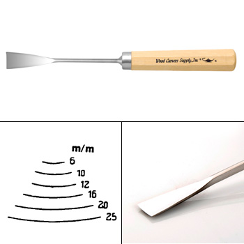 F4 FISHTAIL GOUGE 25MM