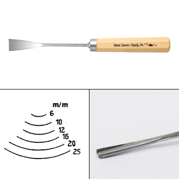 F6 FISHTAIL GOUGE 25MM