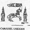 CAROUSEL UNICORN 1610
