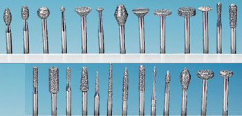 26 Piece 1/16 Diamond bur Set