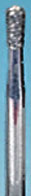 1/16 Small Taper Ballnose Diamond Bur L