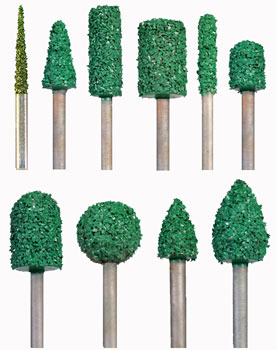 10 PC SET COARSE NUGGET BURRS