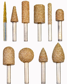 10 PC SET FINE NUGGET BURRS
