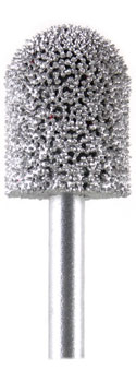 BN-34 1/4 SHANK BUR HEAVY ROUGHN SILVER / COARSE