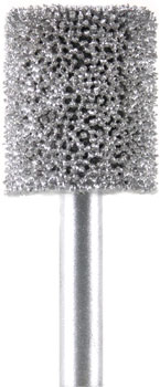 C-34 1/4 SHANK BURV CUT/SHAPE SILVER / COARSE