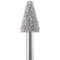 T-14E 1/8 SHANK BURR TIGHT AREA SILVER / COARSE
