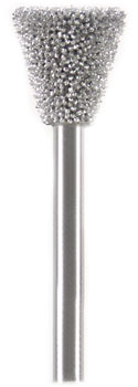 DT-38E 1/8 SHANK NARROW V CUTS SILVER / COARSE