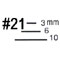 #21-3mm SPOON-BIT CHISEL