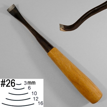 #26-12mm SPOON-BIT GOUGE