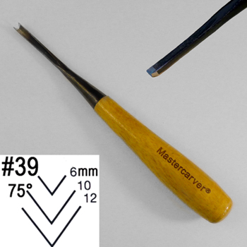 #39-12mm MASTERCARVER 75 DEGREE V-TOOL