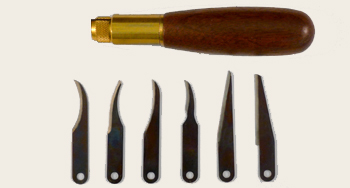 WALNUT HDLE W/ BLADES
