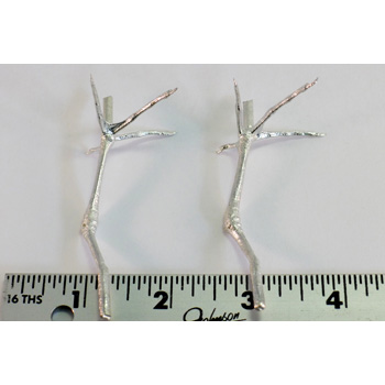 LEAST SANDPIPER (KNOT) FEET (pair)