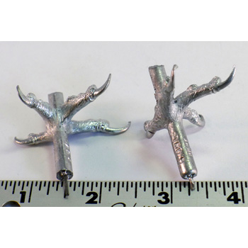 SAW / WHET OWL FEET (pair)