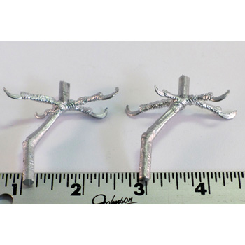 RED HEAD WD PECKER FEET (pair)