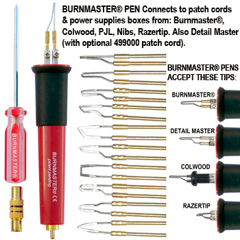 BURNMASTER PEN & 10 TIPS