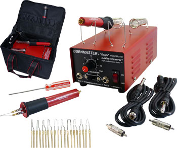 230V-BURNMASTER EAGLE, 2-PENS,10-TIPS & BAG
