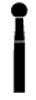 1/16 A CARBIDE BURR (large ball)