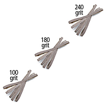 9-SAND BELTS 3 - EA OF 100,180,240 GRIT