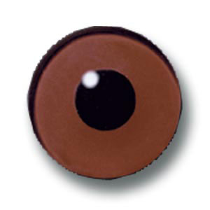 BROWN GLASS EYES 5MM