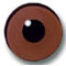 BROWN GLASS EYES 3MM