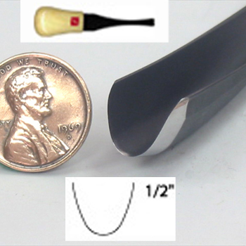 FR927  #11X X 1/2 PALM THUMBNAIL GOUGE